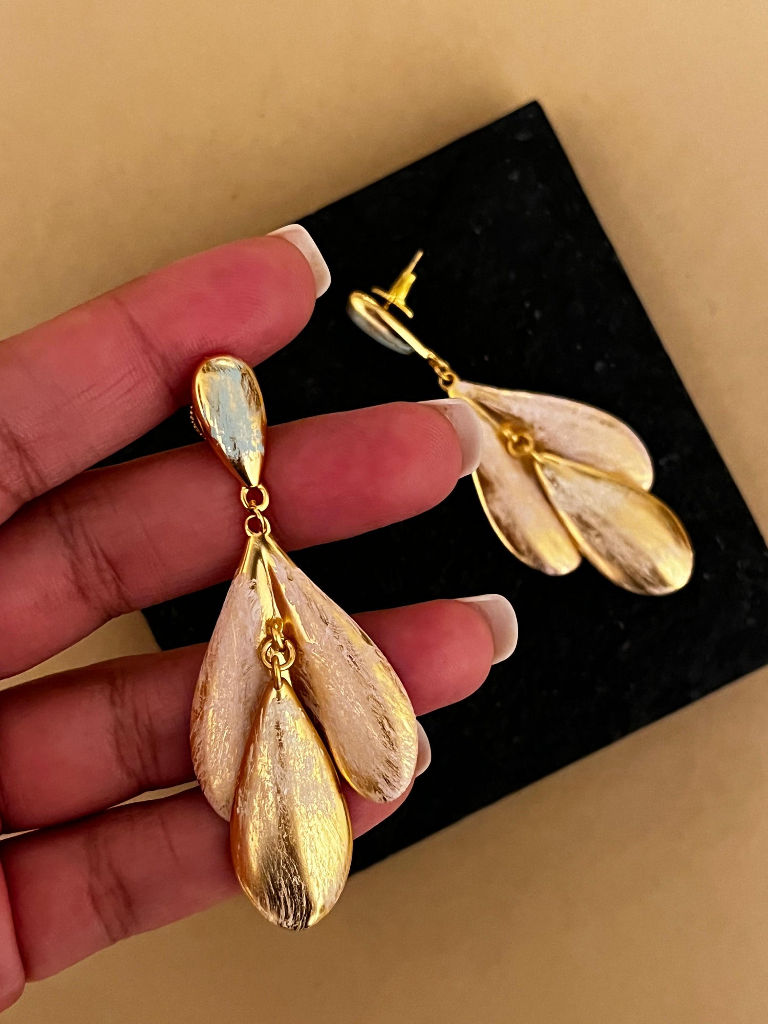 Baby Pink & Baby Blue Long Danglers