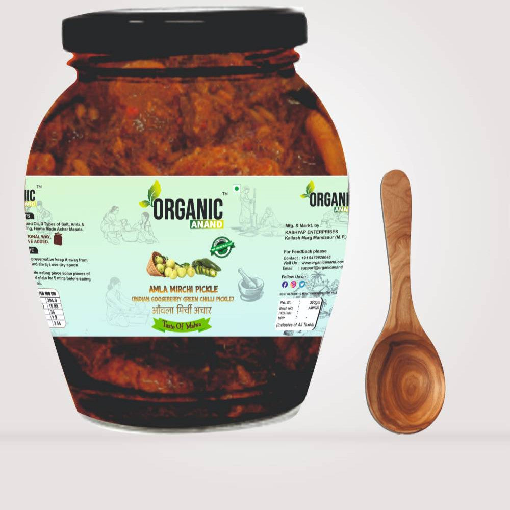 Amla -Mirchi pickle(Indian Gooseberry & green chilly Pickle)|350 gm|Homemade