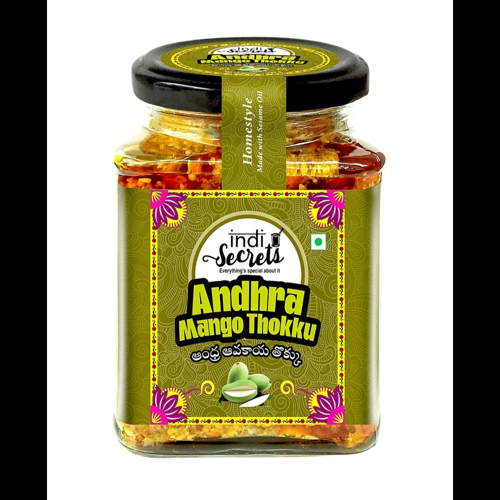 Homemade Authentic Flavorful Andhra Mango Thokku - 250g