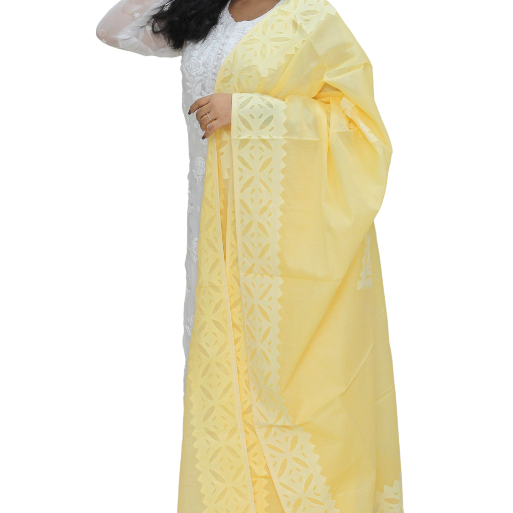 Applique dupatta