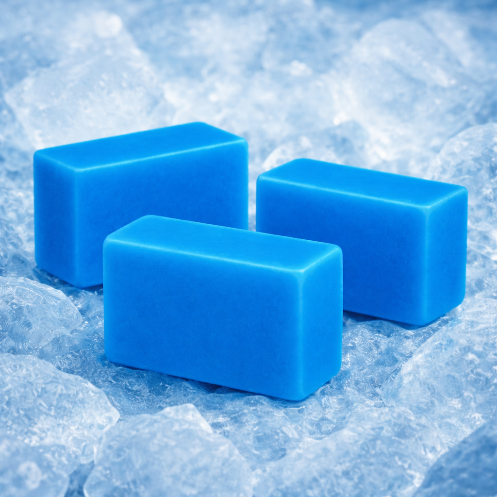 Icy Cool Menthol Soap – Deep Cooling Summer Bath Bar (Pack of 3)(Organic tribe)
