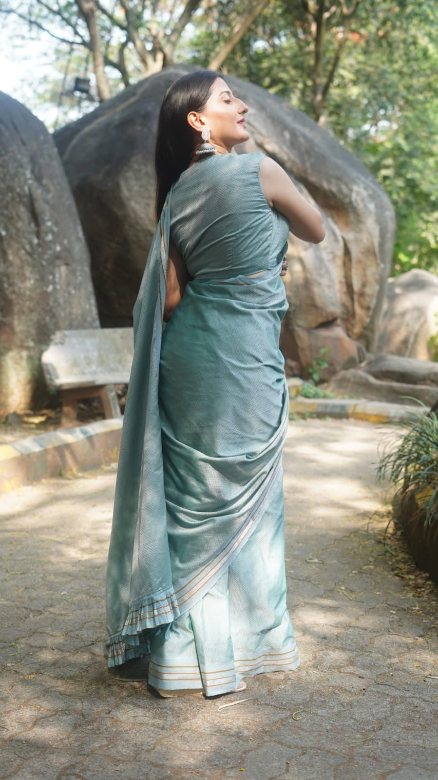 Pastel Semi Silk Khun Saree