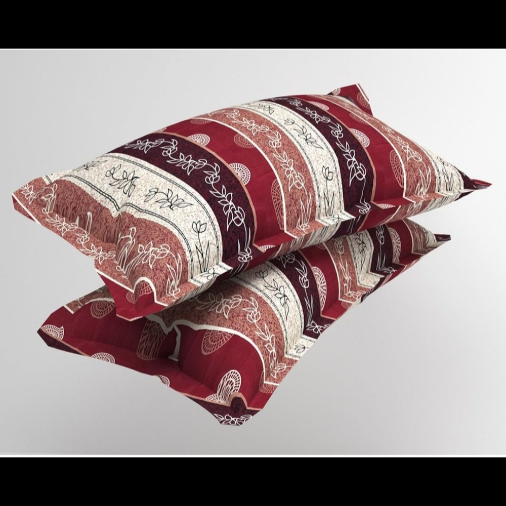 Kanaklata Jaipuri Printed Polycotton Double Bedsheet with 2 Pillow Covers