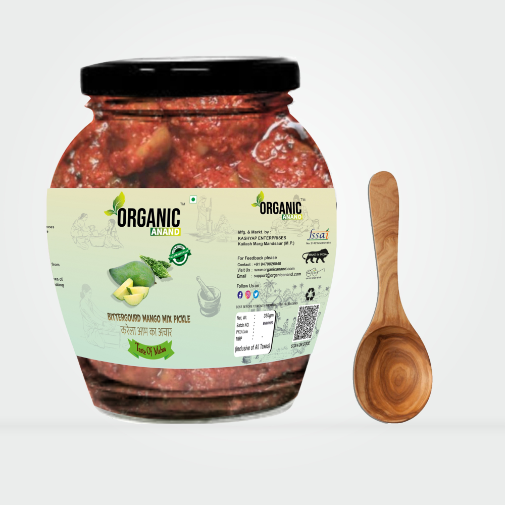Bitter gourd Mango Mix pickle(Karela - Aam ka achar)|350 gm|Homemade