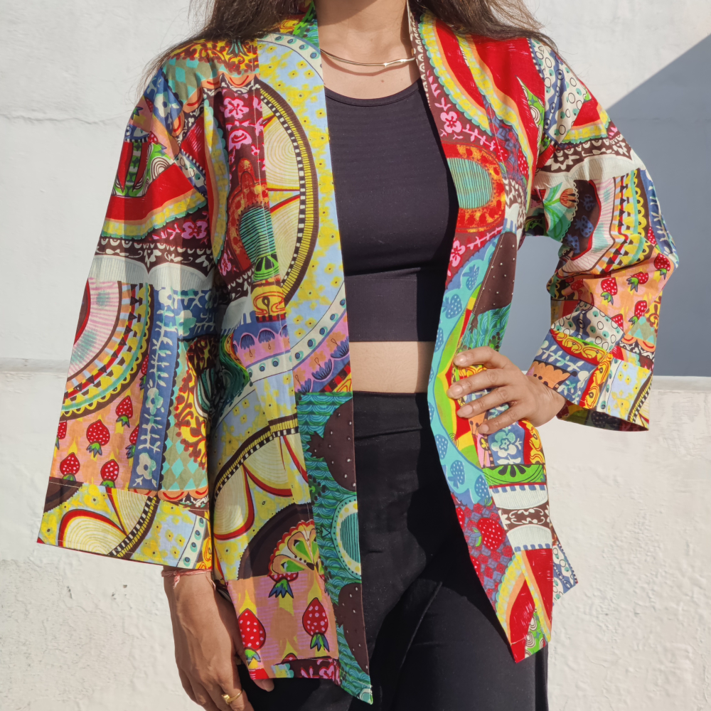 Free Size Boho Kimono-shrug