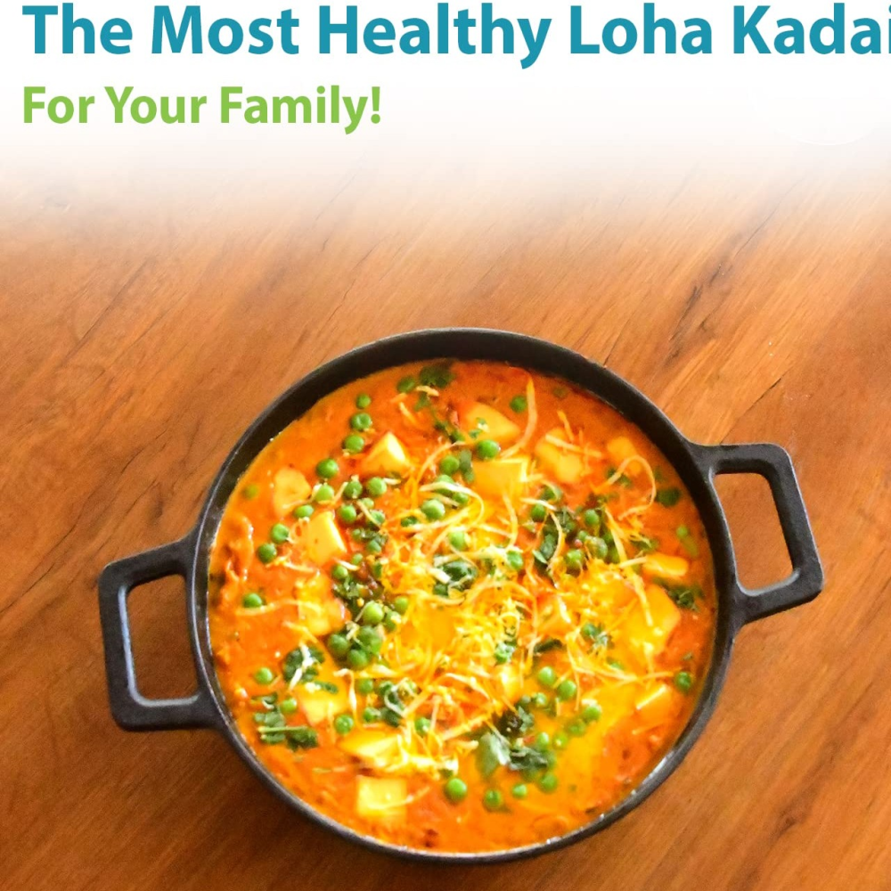 Swastha Cookware Cast Iron 9 " Kadhai