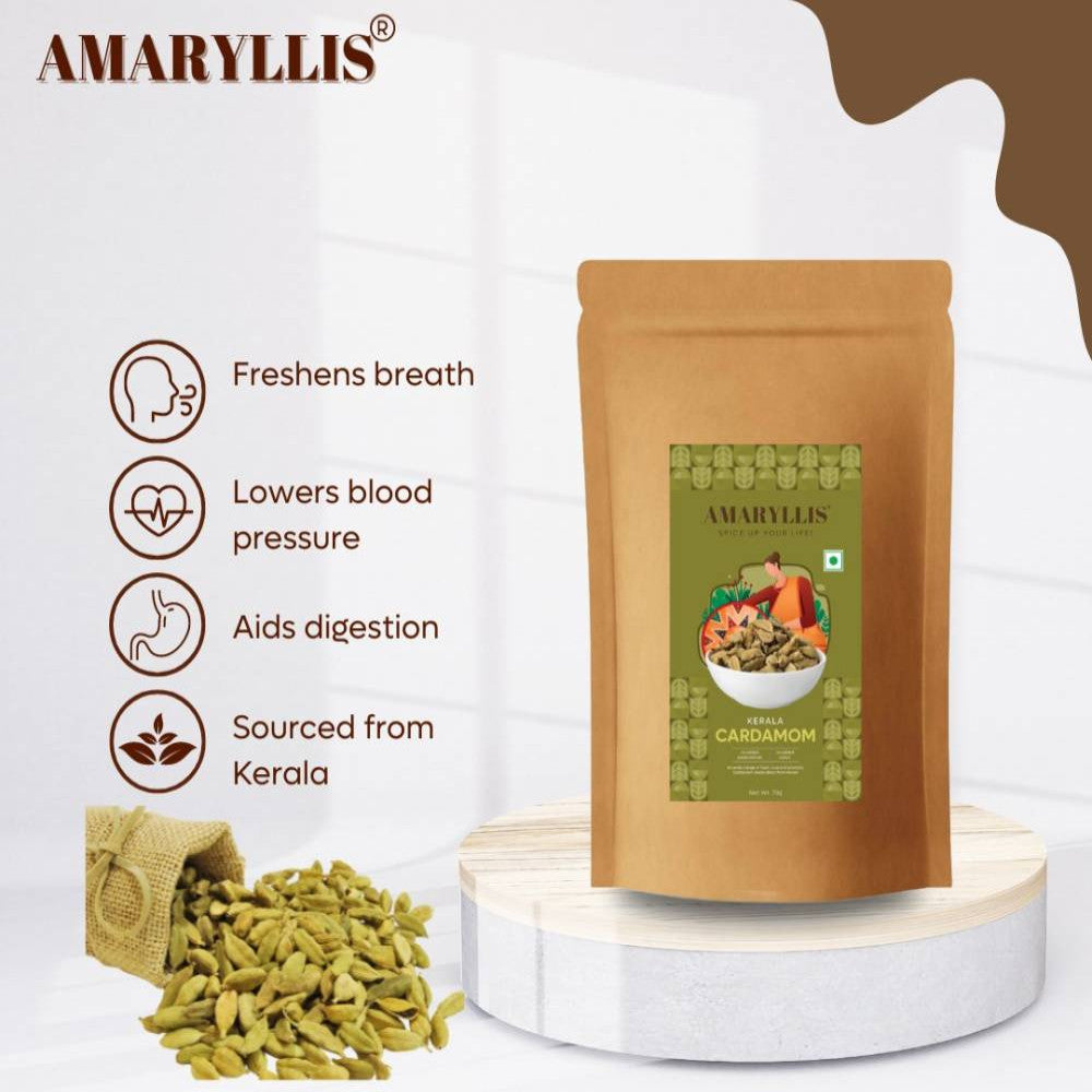 Kerala Green Cardamom  Whole - 70 grams