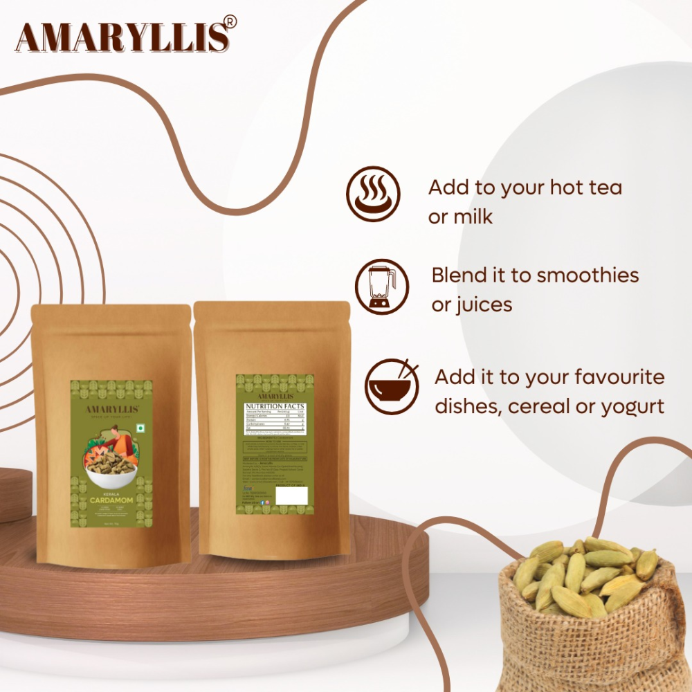 Kerala Green Cardamom  Whole - 70 grams