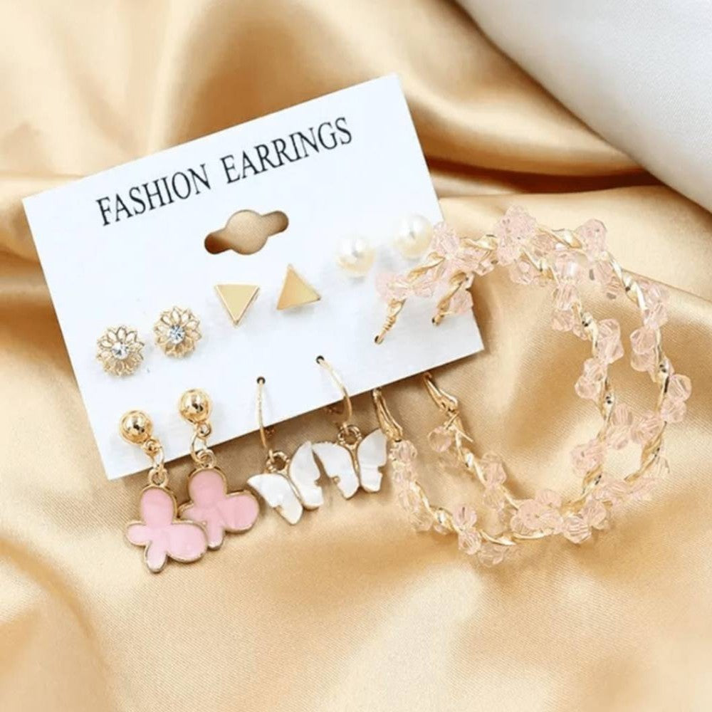 Combo of 6 pairs of earrings