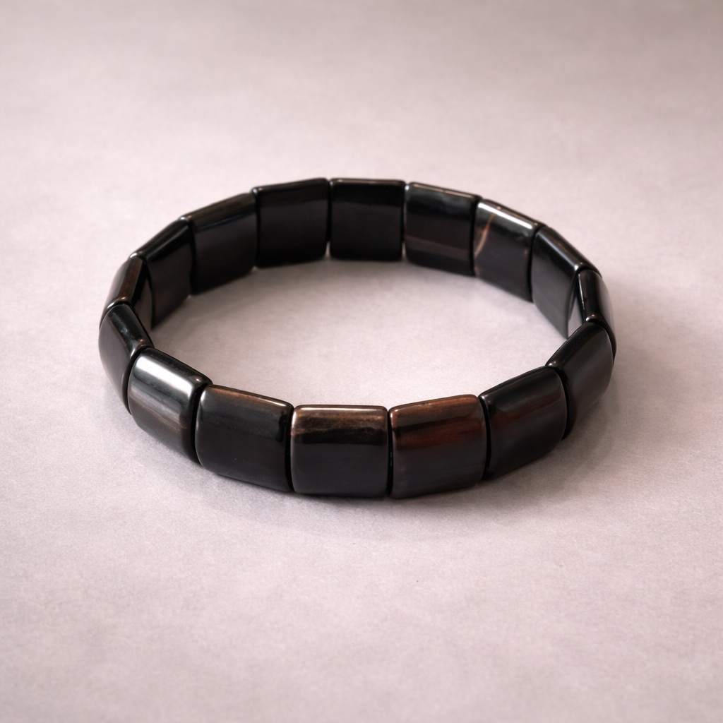 Men's Stretch Bracelet: Choose Your Stone, Ground Your Style