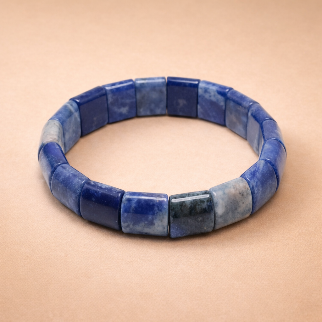 Men's Stretch Bracelet: Choose Your Stone, Ground Your Style