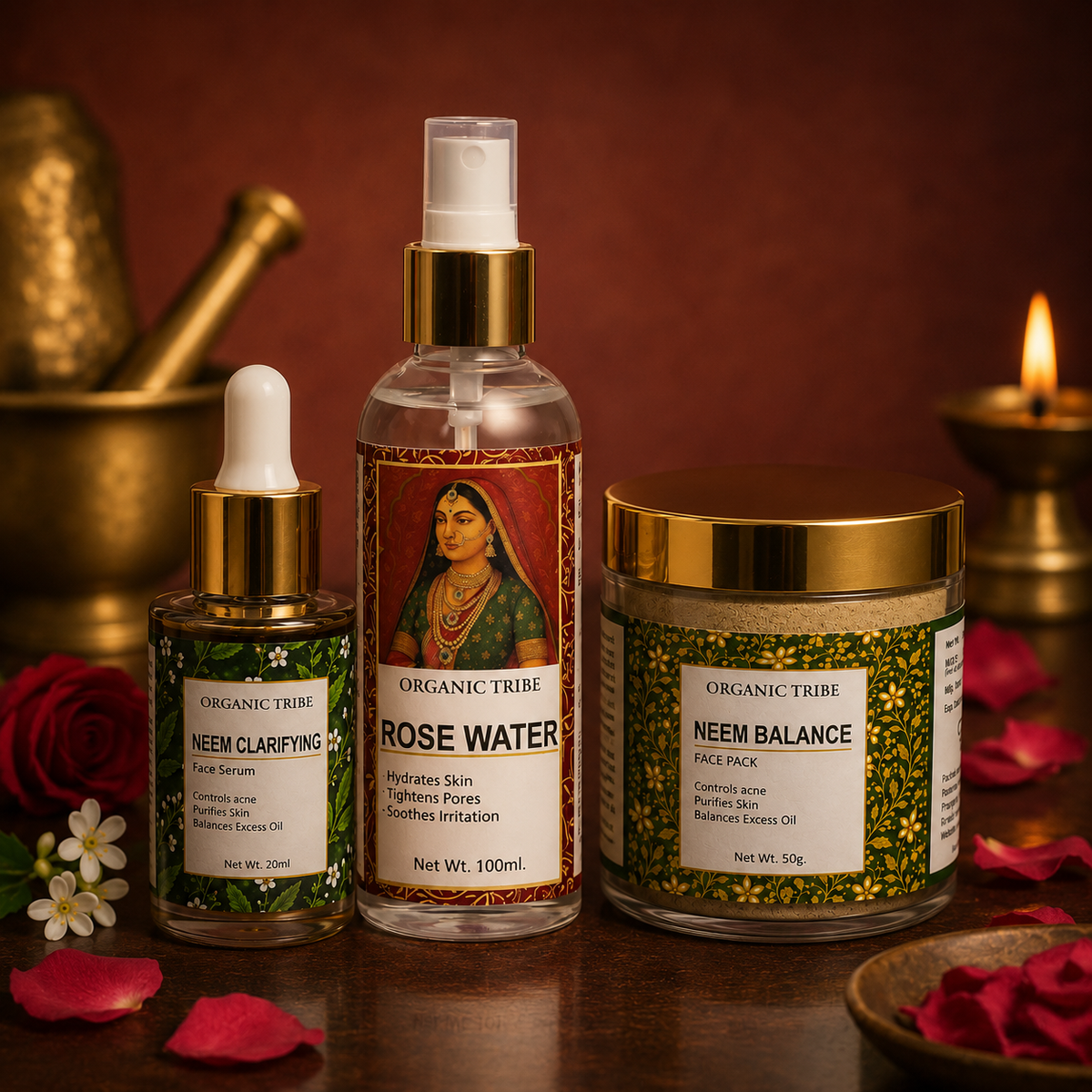 Anti-Acne Face Care Kit (Organic Tribe)