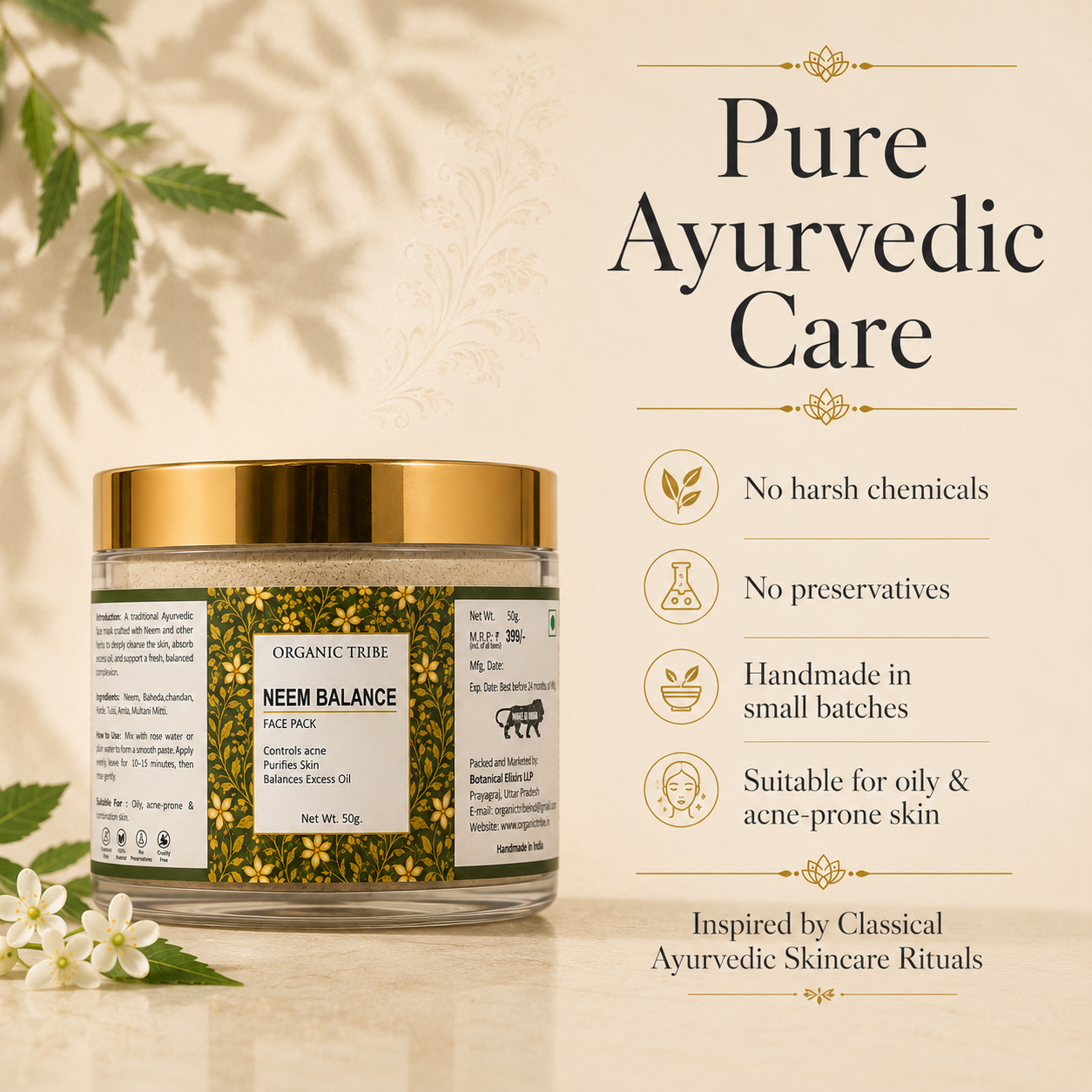 Neem Balance Face Pack ( Acne Control)