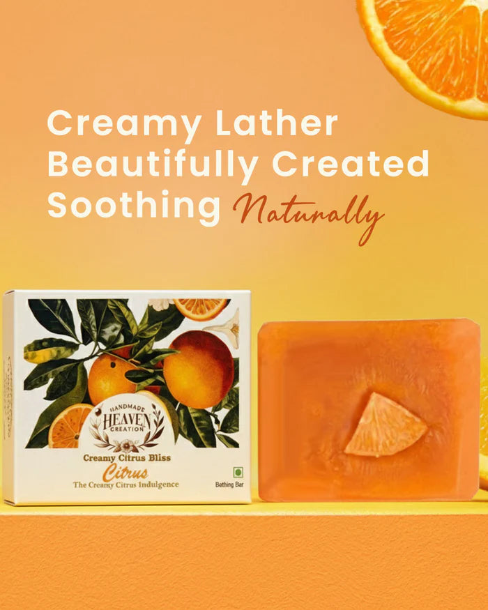Creamy Citrus Bliss Handmade  Soap