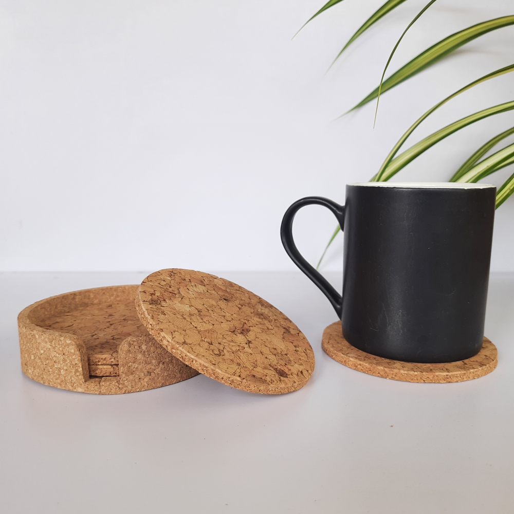 Cork Coasters - (Design - Plain)