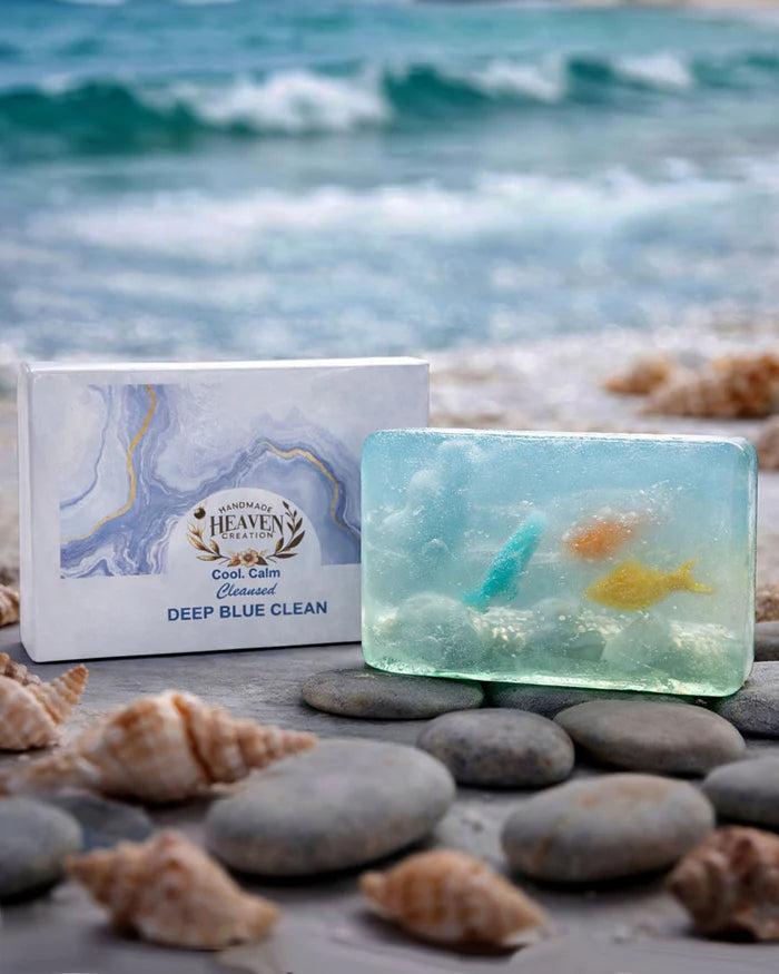 Deep Blue Clean Handmade Soap