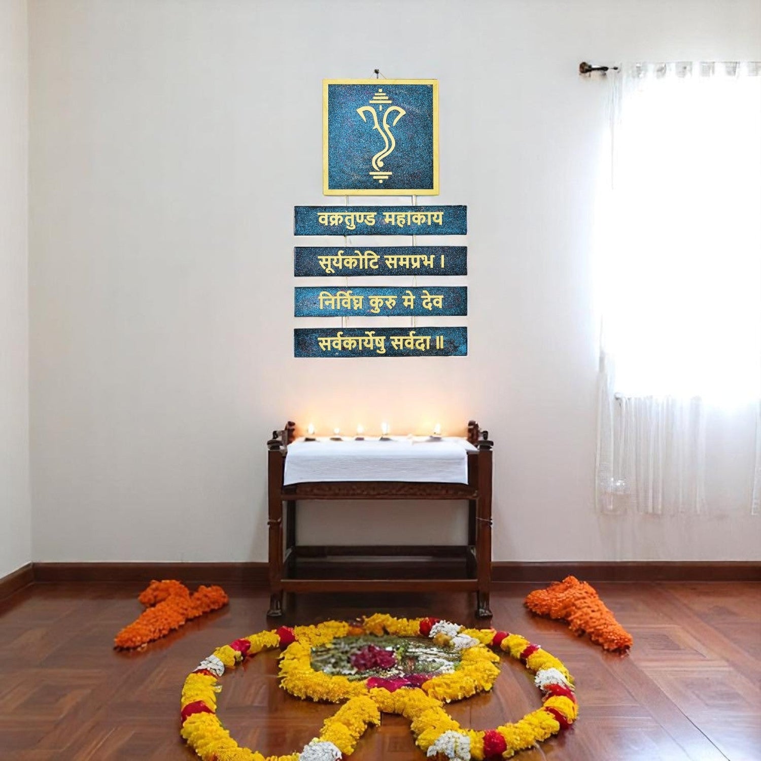 Ganpati Wall Decor – Gift for Housewarming & Festivals