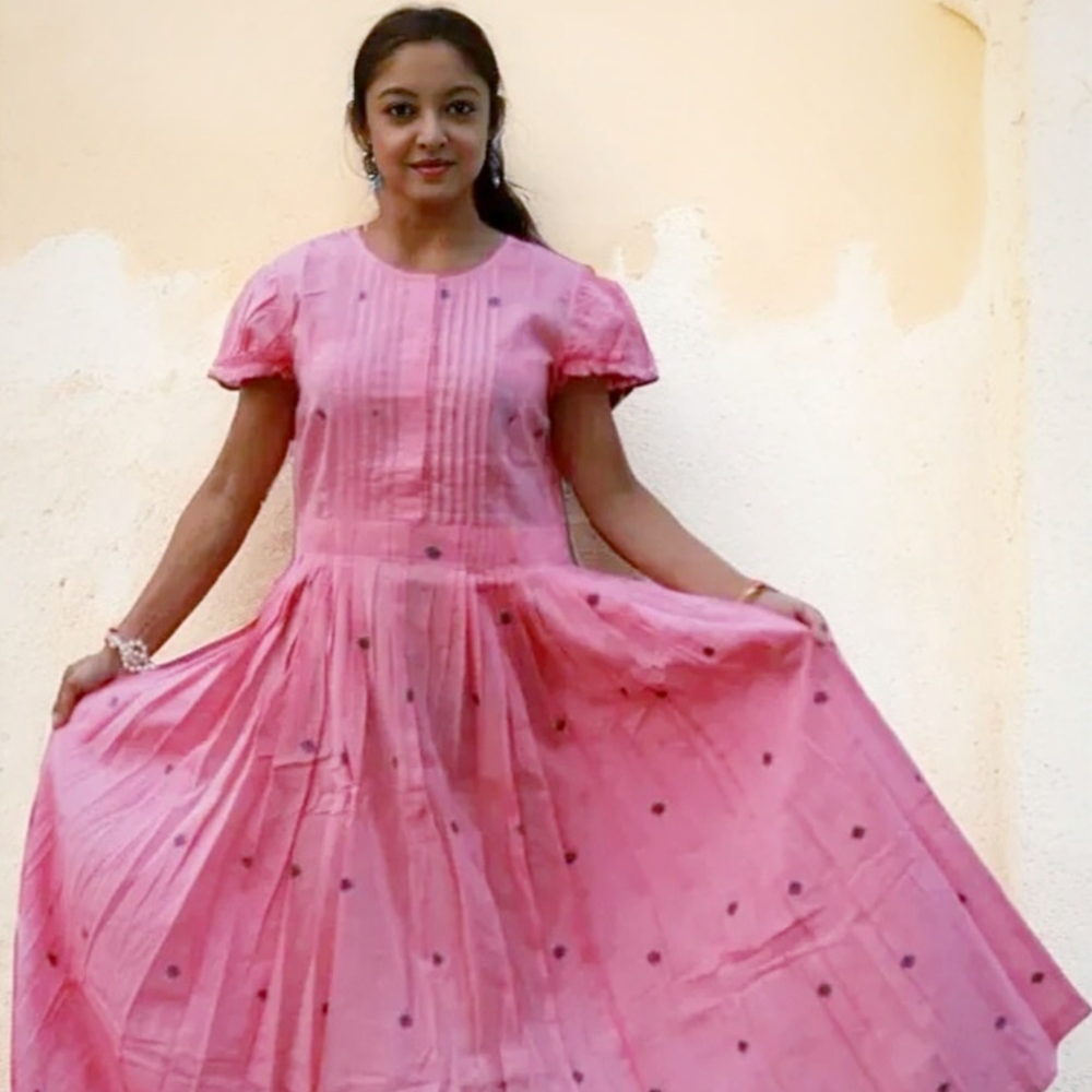 CORAL REEFS - Puff Sleeved,Skin-friendly Summer  Designerwear.