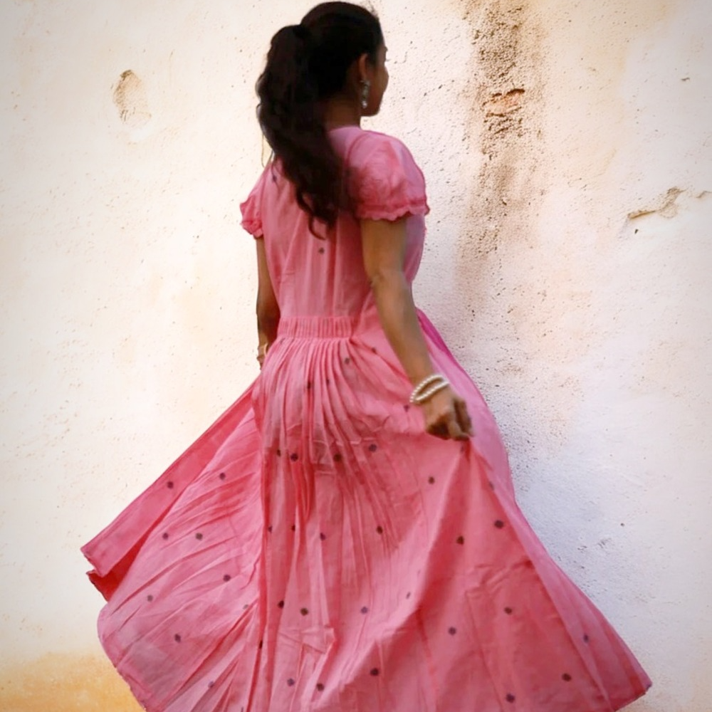 CORAL REEFS - Puff Sleeved,Skin-friendly Summer  Designerwear.