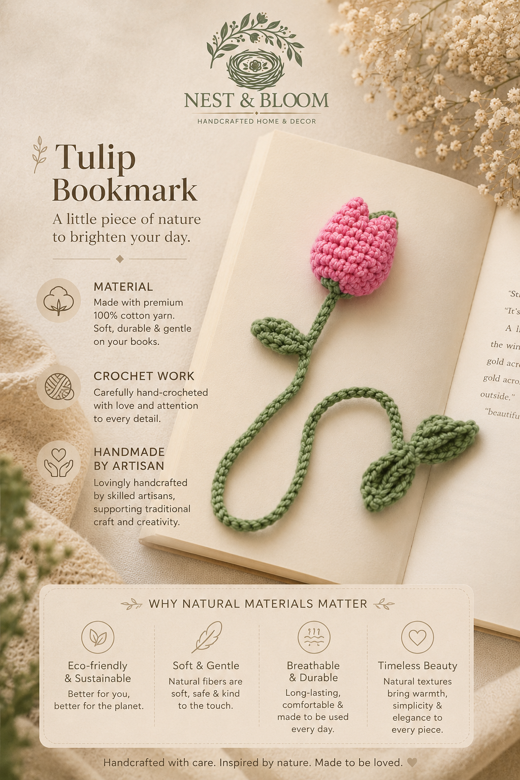 Tulip Bookmark