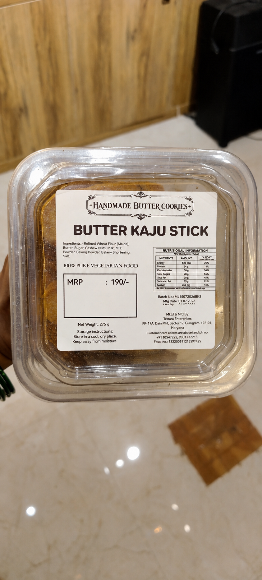BUTTER kaju Stick