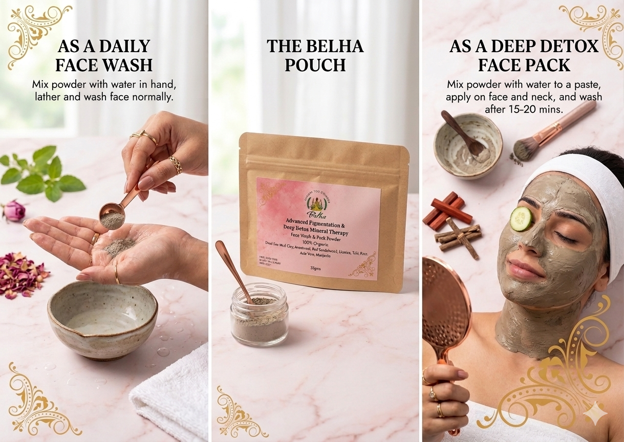 Belha Naturals Advanced Pigmentation & Deep Detox Mineral Therapy
