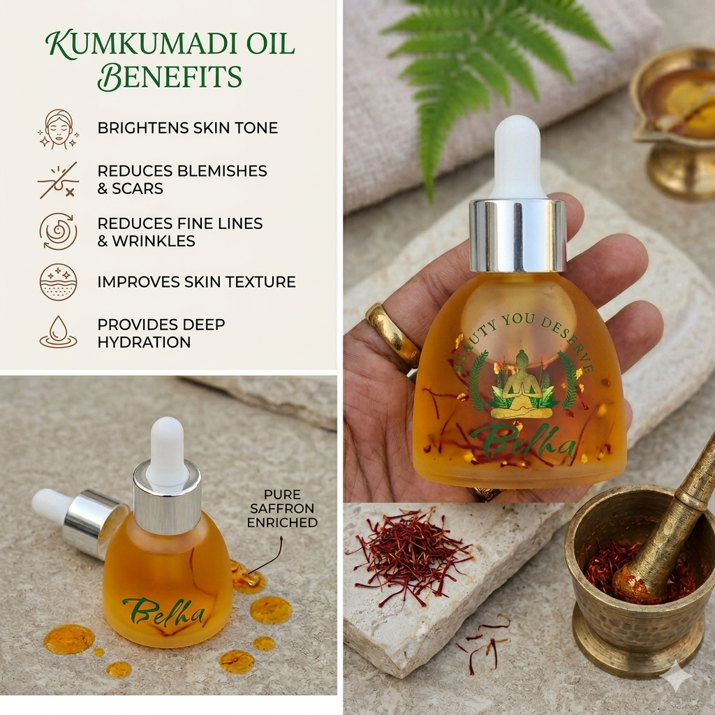Belha Naturals Kumkumadi Oil