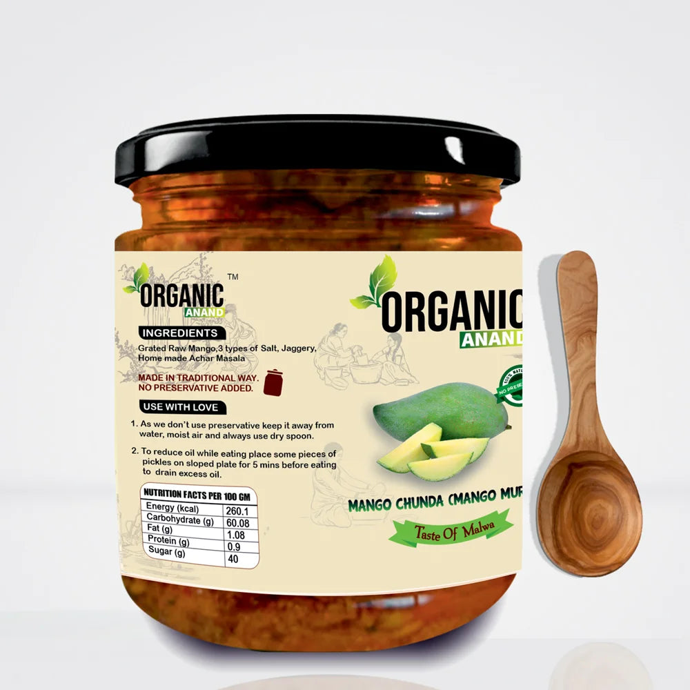 Handmade Mango Murabba 500 Gram Aam ka Murabba Grated Mango Chunda Authentic No preservative (Pack of 1)