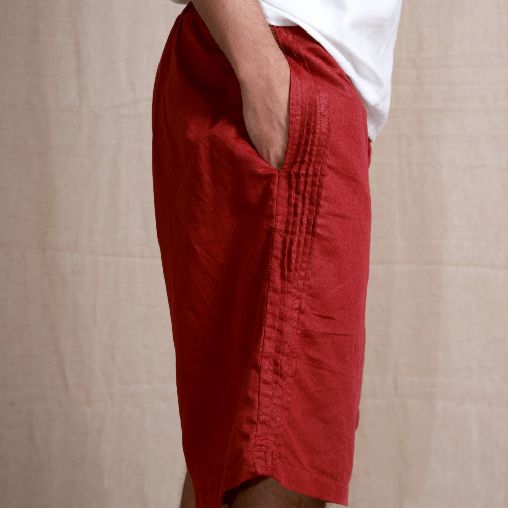 GUMP Pants | Cotton linen fabric |Trouser shorts for Men