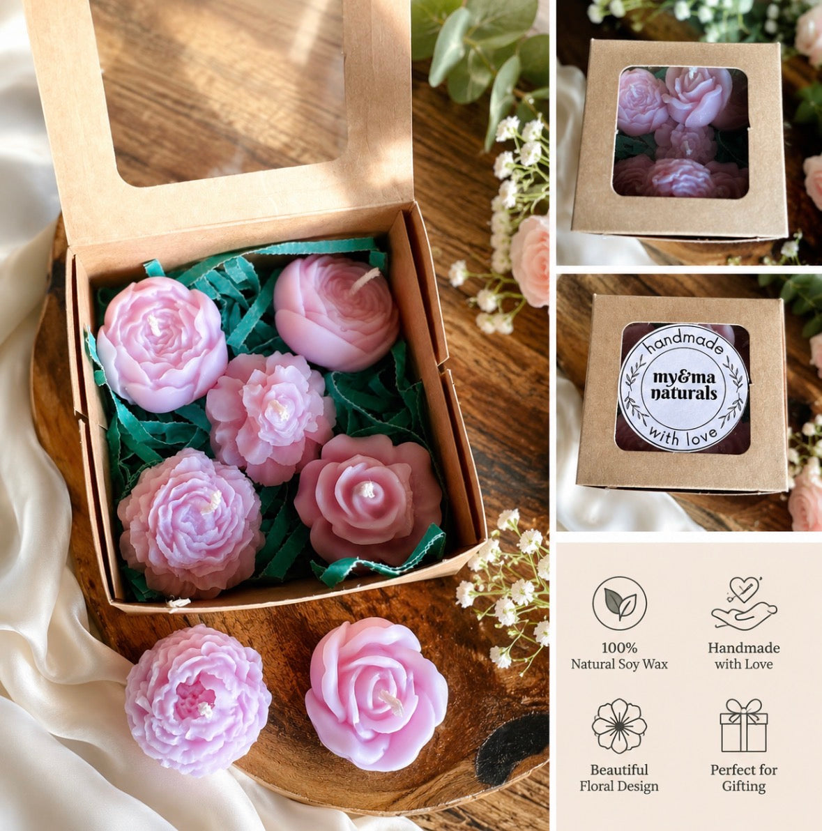 Blush Bloom Mini Candle Collection