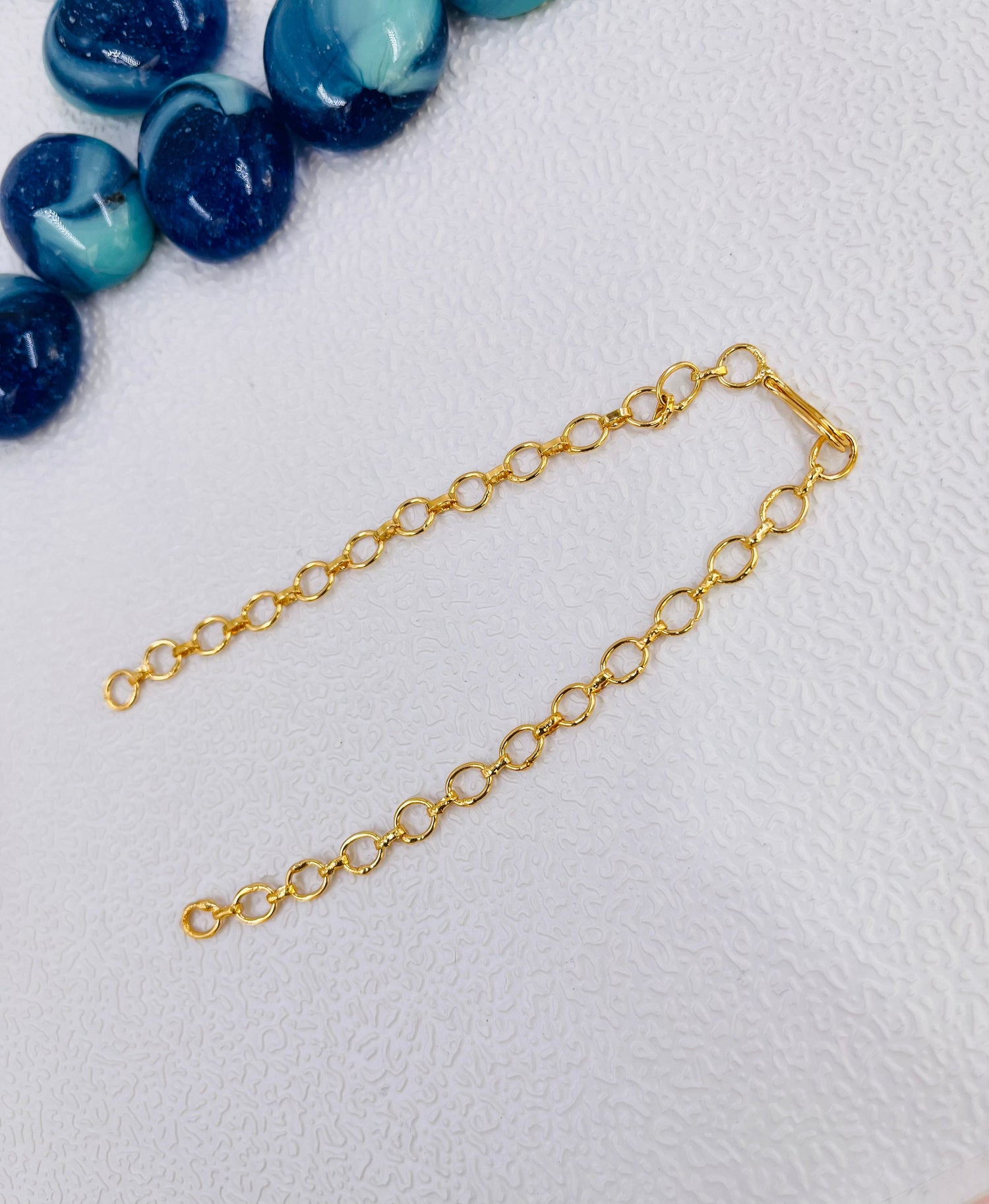 JHB Gold plated 1 Pcs Chain Extender Removable Adjustable Extension for Necklace Anklet Bracelet Jewelry Making