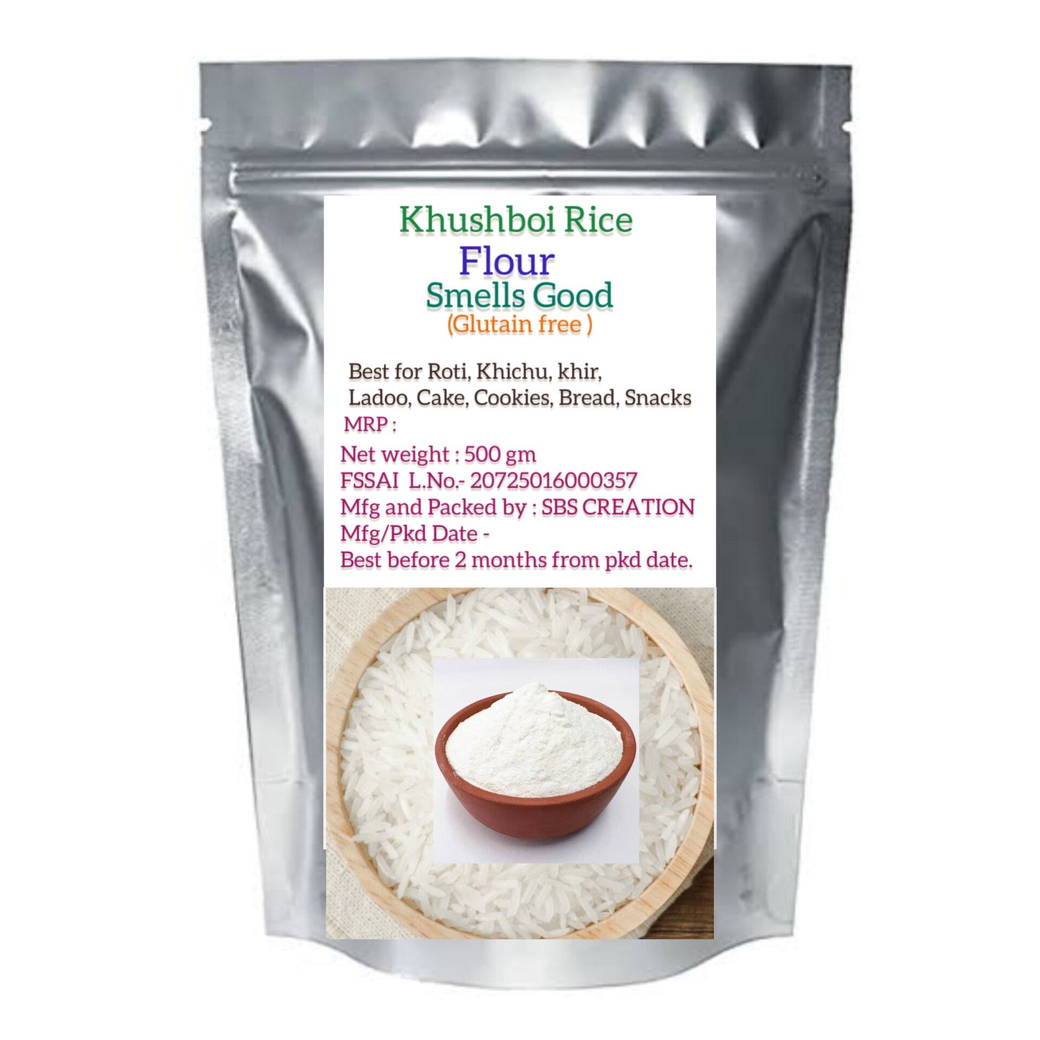 Khusboi Rice Flour ( Home made )