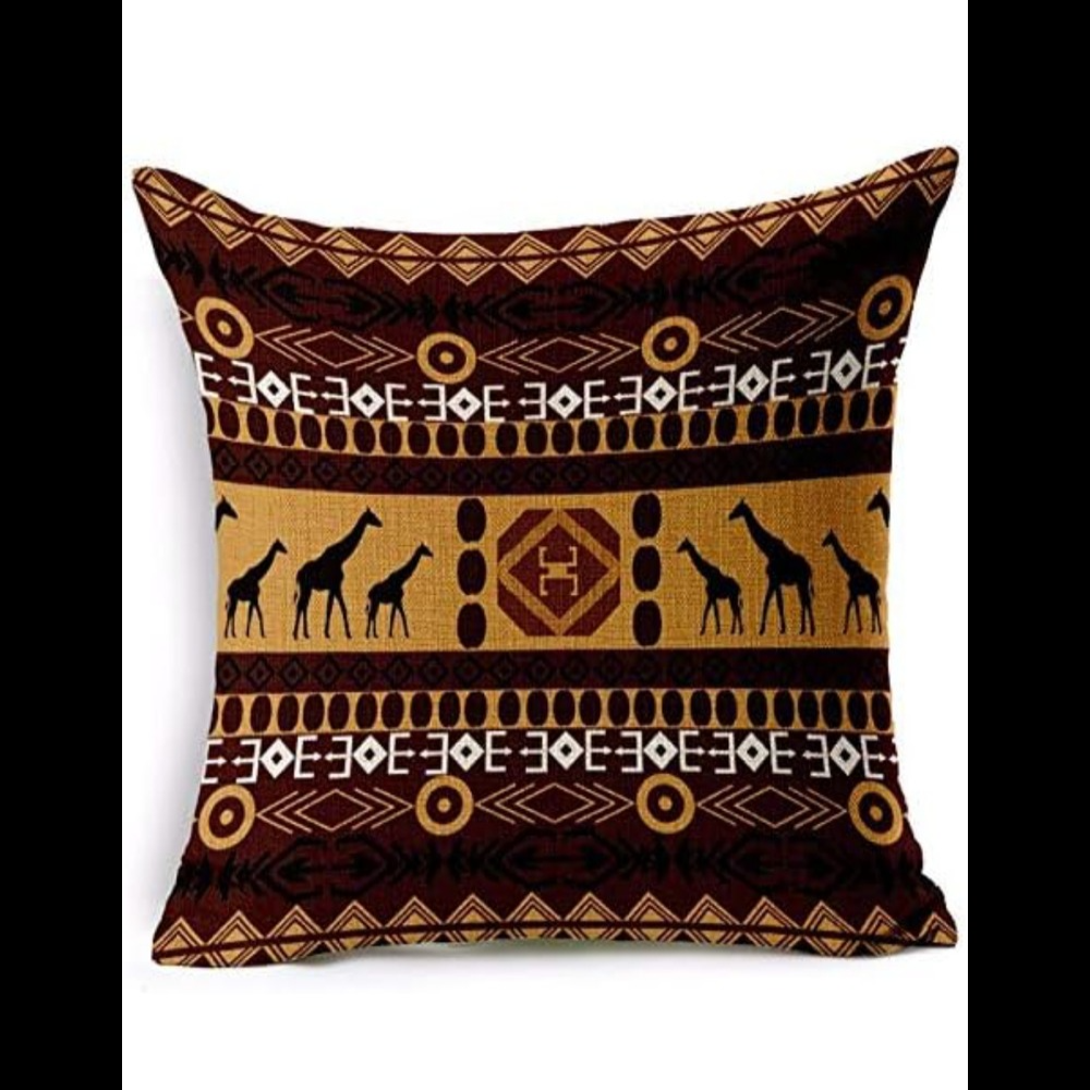 Handmade Jute Throw Covers, 16"x16", Multicolour, Set of 5