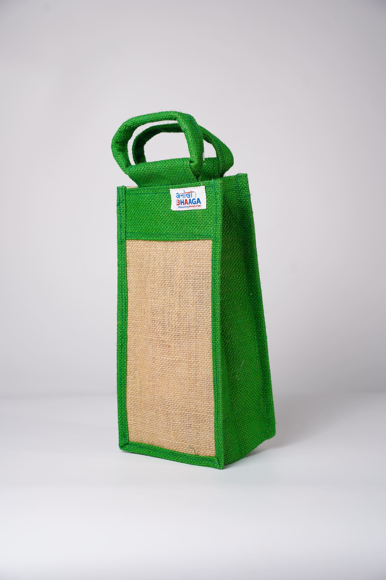jute bottle or gift bag
