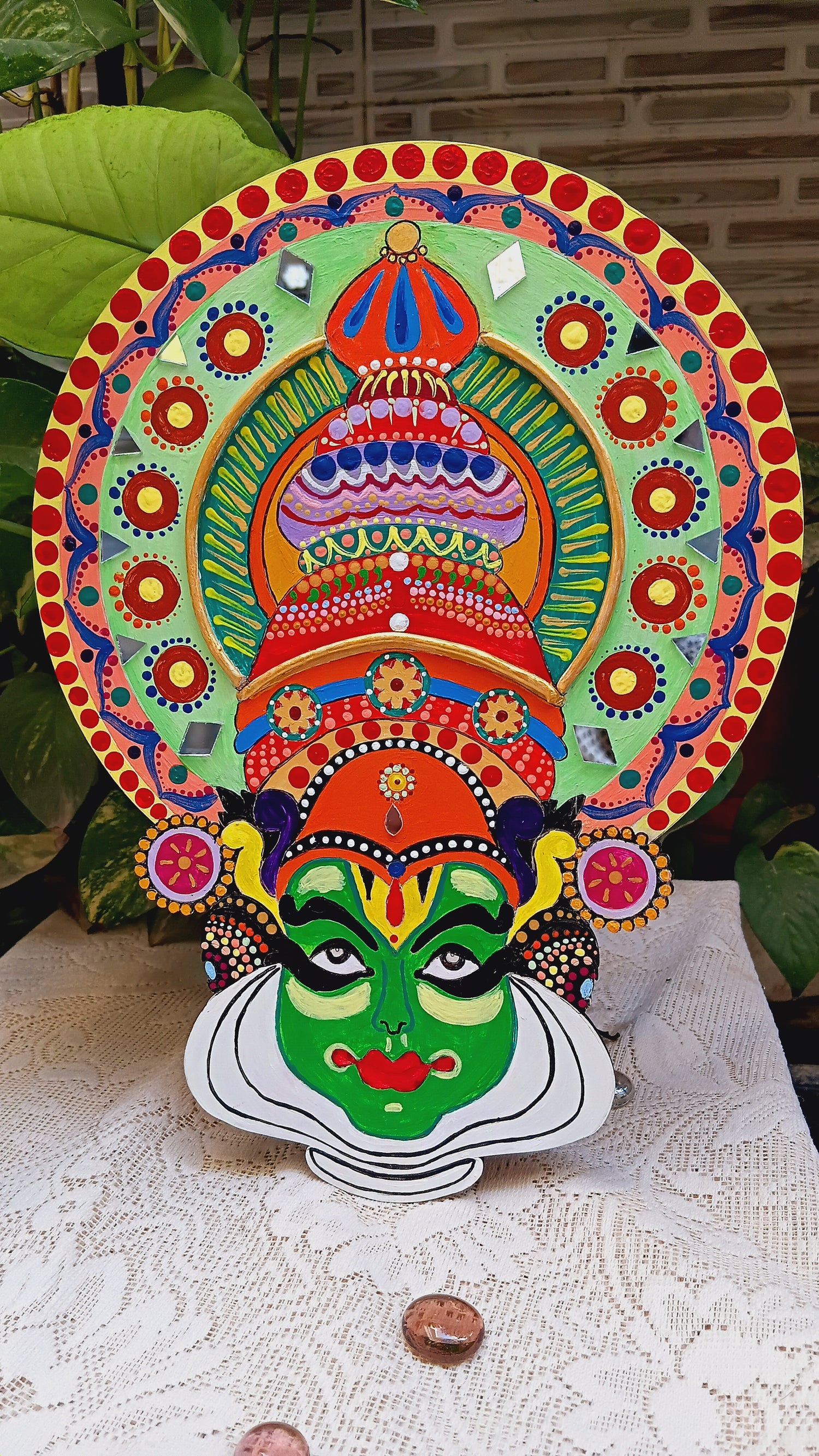 Kathakali Face Mask Wall Hanging