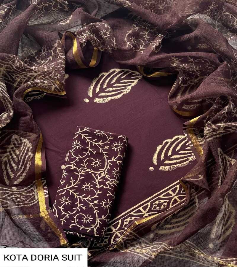 Jaipuri Handblock Cotton Suit