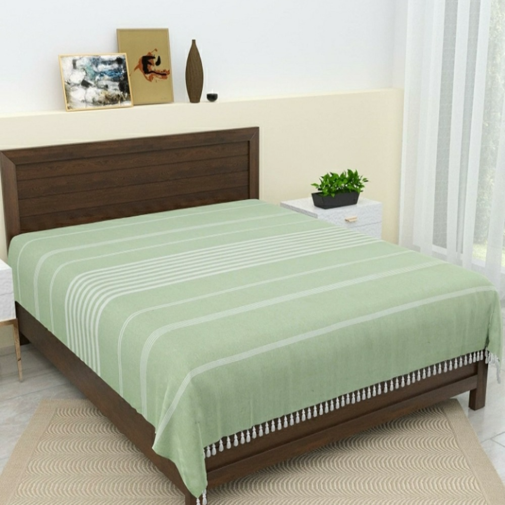Kanaklata Luxurious Premium Cotton Handloom Double Bedsheet