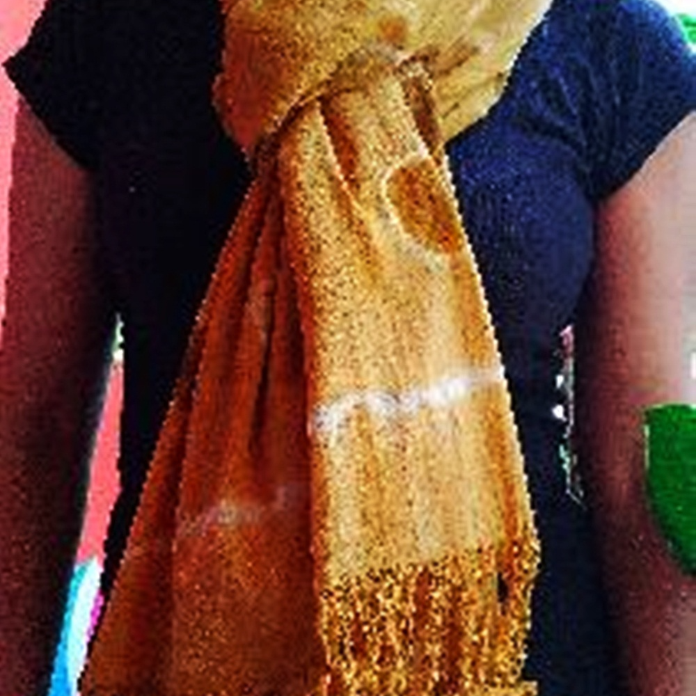 Premium Handwoven Muslin Cotton Stole Tie Dyed with Natural Flower Extracts