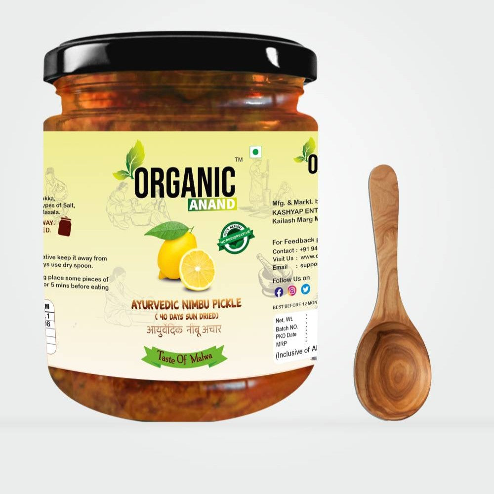 Ay. Nimbu Pickle( 40 days Sun Dried)|500 gm | Homemade,Authentic,No preservative