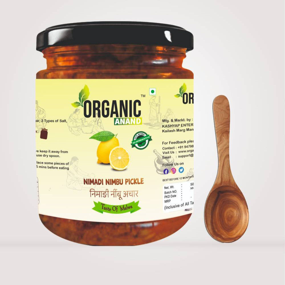 Nimadi Lemon Pickle ( Khatta Mitha Nimbu ka Achaar) | 500 gm | Homemade