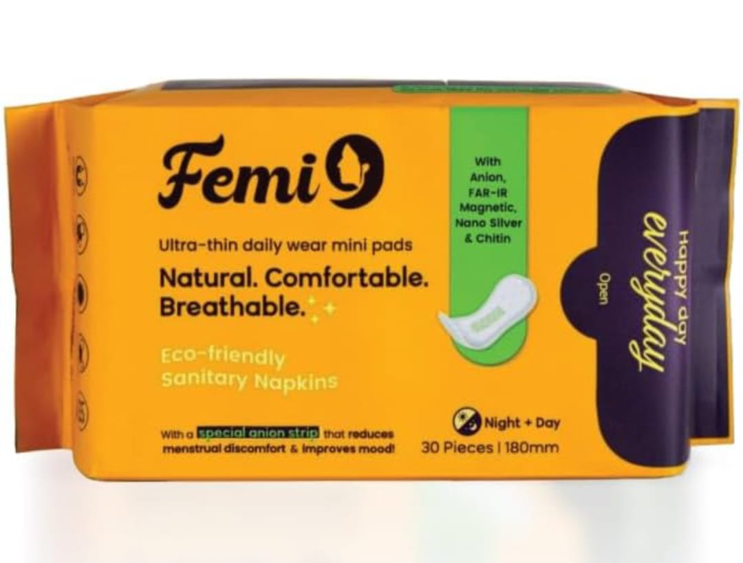 femi9- Mini Pads ( Pantyliners ) 30s in a Pack  Pack of 2 Combo