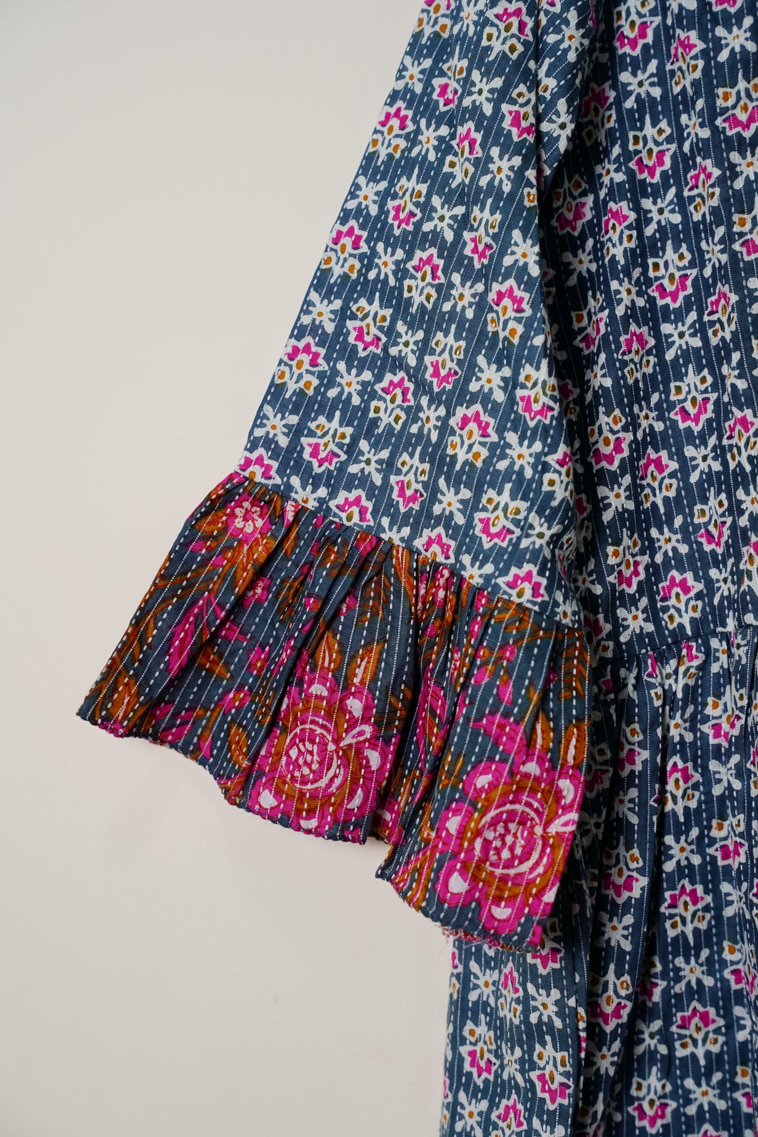printed cotton short kurti or tunic for women