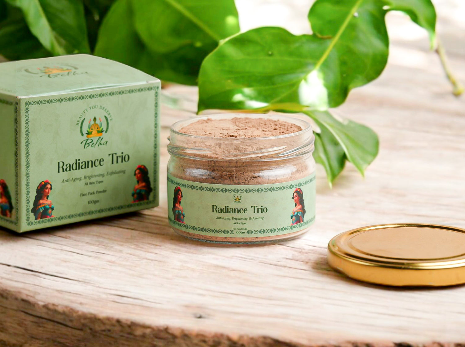 Belha Naturals Radiance Trio Face Pack