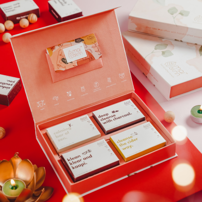 Gift Hamper for Men | Set of 4 Luxuriously Handcrafted Soaps