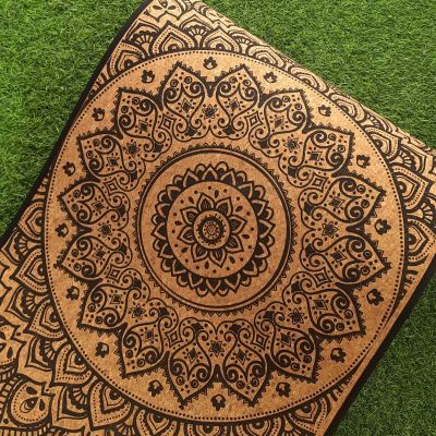 Cork Yoga Mat - Mandala
