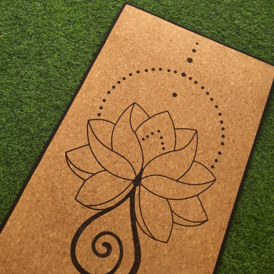 Cork Yoga Mat - Lotus