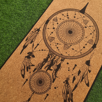 Cork Yoga Mat - Dream Catcher