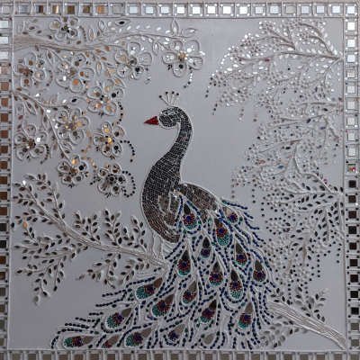 Lippan Peacock Handmade Wall Decor