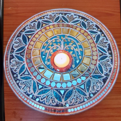 Lippan Base for Tea Light Candle Holder