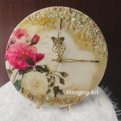 Resin wall clock 1